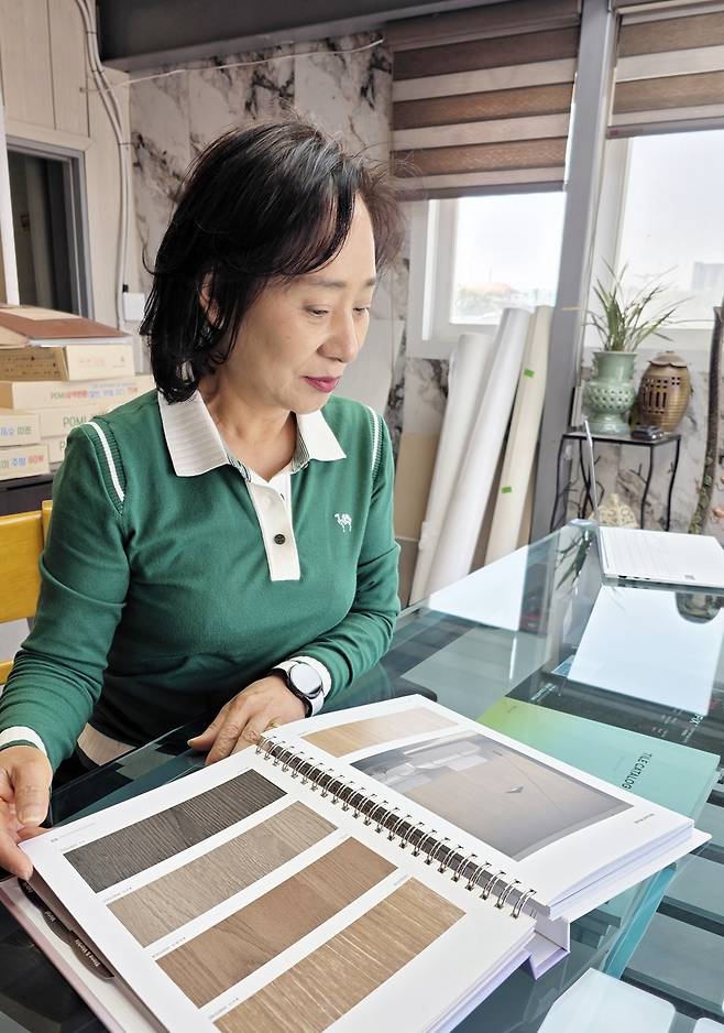 인테리어 자재업체 대표 배주현씨 [촬영 강종구]