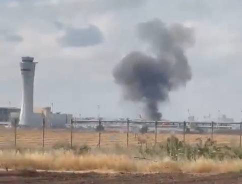 벤구리온 공항에 후티 미사일 [X 캡처. 재판매 및 DB 금지]