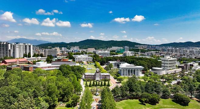 전남대학교 전경.