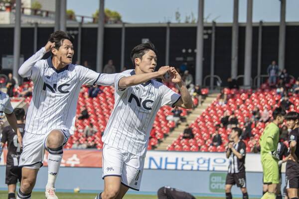 후반 49분 역전골을 기록한 정재민. 사진┃서울 이랜드