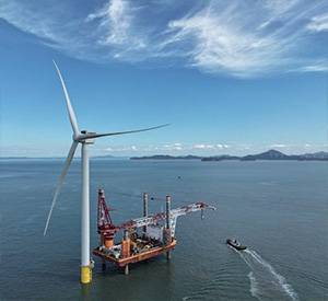 SK E&S 전남해상풍력1의 해상 풍력 해상 공사. /뉴스1