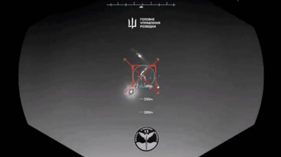 우크라이나가 공개한 러시아 전투기 격추 영상.사진 우크라이나 국방부 정보총국 X 캡처