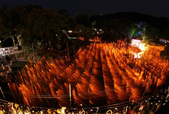 2023년 '함안 낙화놀이' 모습. [사진 함안군청]