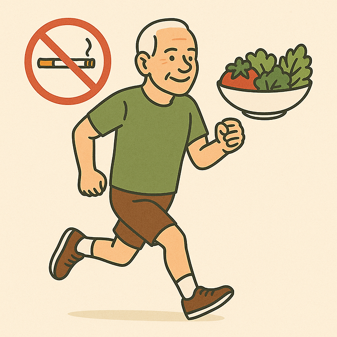 규칙적인 인지 자극 활동, 운동이 가장 큰 효과 [그림=챗GPT]