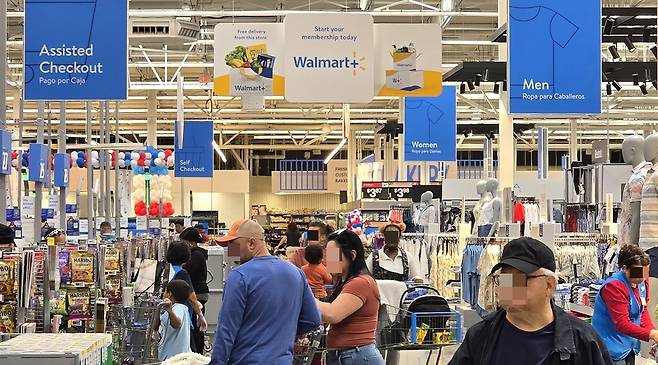 미국 뉴저지주 월마트. /사진=심재현 특파원