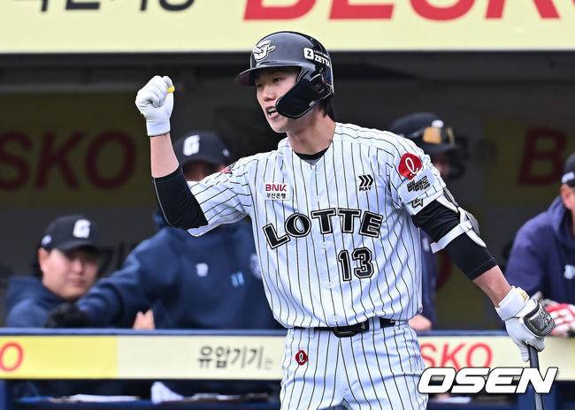 [OSEN=대구, 이석우 기자] 롯데 자이언츠 전민재 168 2025.04.20 / foto0307@osen.co.kr