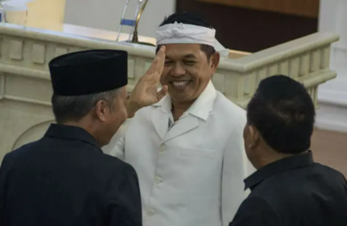 인도네시아 서부자바 주의 데디 몰야디 주지사가 반인권 정책을 추진해 비난을 받고 있다. 출처=안타라