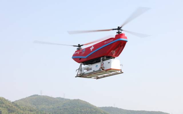 중국 구급 드론. 연합뉴스