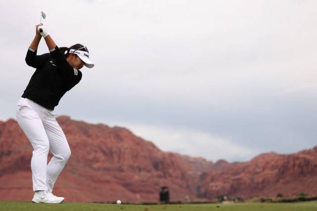 블랙 데저트 챔피언십에서 우승을 차지한 유해란. 사진 제공=AFP연합뉴스