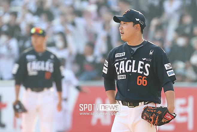 ▲ 올 시즌 초반 부진으로 2군에 내려간 주현상은 최근 경기력이 다소 올라오고 있다는 평가를 받는다 ⓒ곽혜미 기자