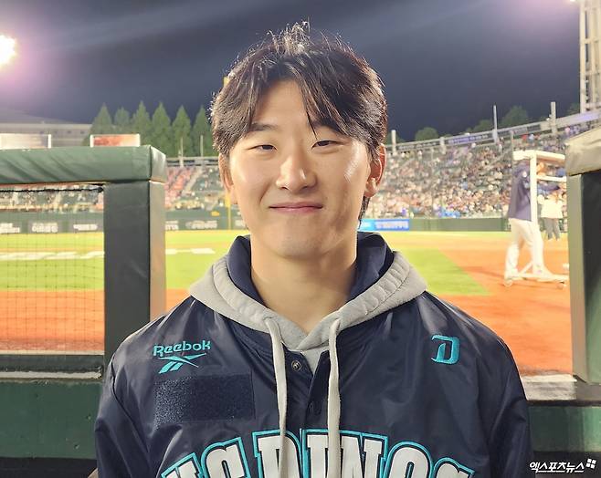 NC 투수 이준혁은 지난 3일 사직구장에서 열린 '2025 신한 SOL Bank KBO 리그' 롯데와 주말 3연전 두 번째 경기에서 구원 등판했다. 생애 첫 1군 등판에서 1⅔이닝 1실점으로 호투해 팀 승리에 보탬이 됐다. 사직, 박정현 기자