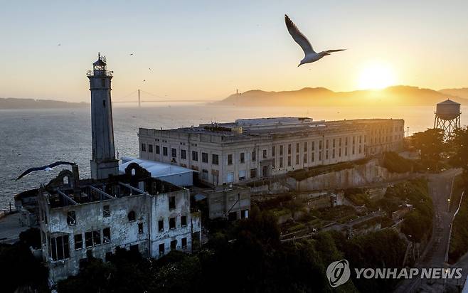 앨커트래즈 교도소 앨커트래즈 교도소 전경 [AP=연합뉴스 자료사진. 재판매 및 DB 금지]
