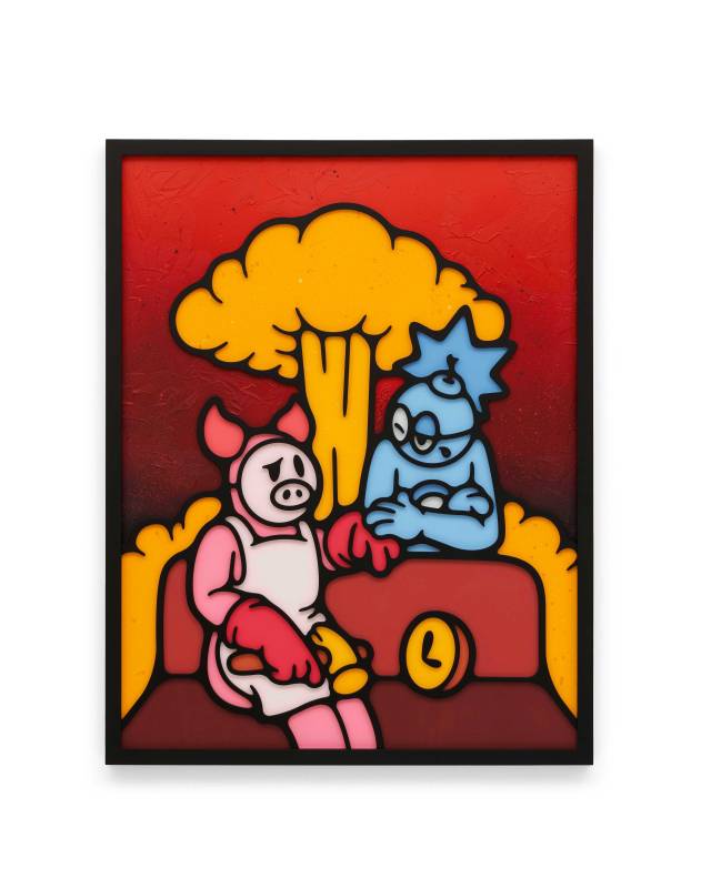 아트부산 2025 주요 출품작. 사진은 PKM갤러리가 소개할 샘바이펜의 'END'(2025). 아트부산 제공