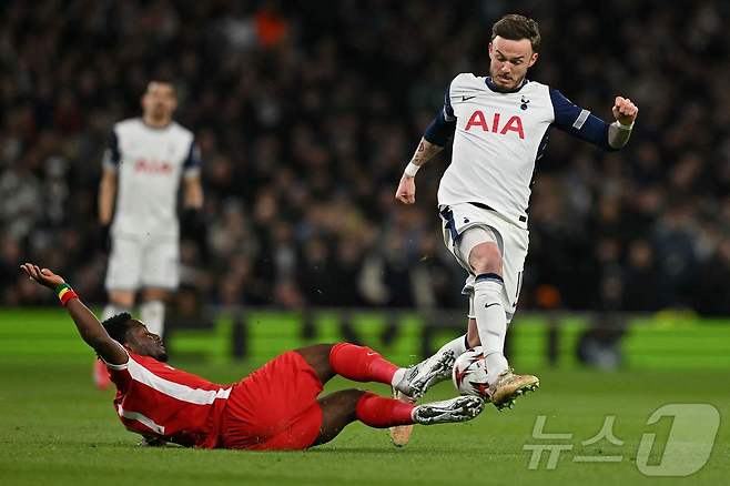 토트넘의 제임스 매디슨 ⓒ AFP=뉴스1