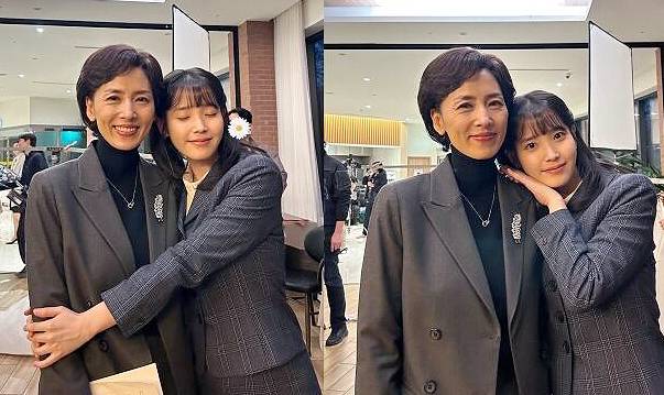 故 강맹주와 아이유. 출처|SNS