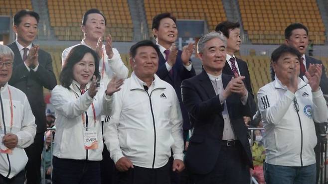 창원특례시, 도민체전 참가 선수단 격려.