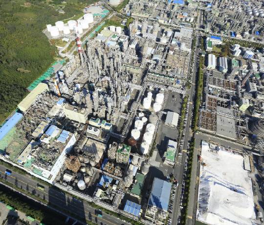 롯데케미칼 울산공장 전경. 롯데케미칼 제공.