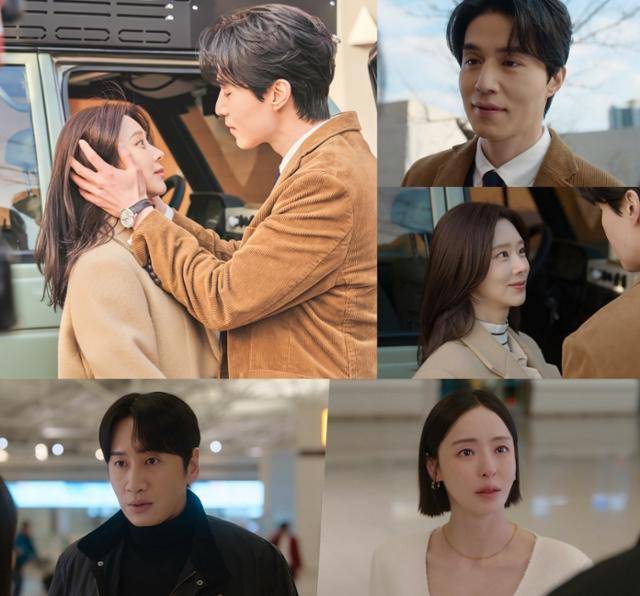 배우 이동욱과 이주빈의 출근길 데이트가 포착됐다. tvN 제공