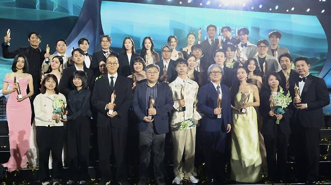 제61회 백상예술대상 수상자. 백상예술대상 사무국 제공