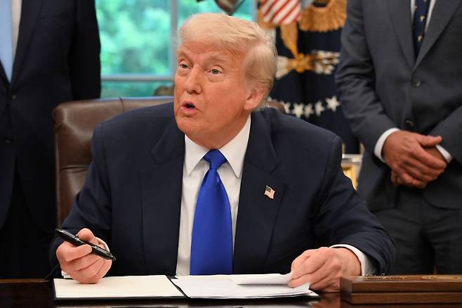 도널드 트럼프 미국 대통령/AFPBBNews=뉴스1