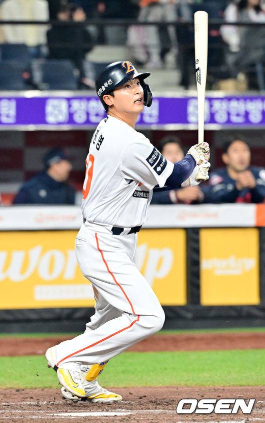 [OSEN=민경훈 기자] 한화 이진영. 2025.04.03 / rumi@osen.co.kr