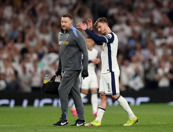 ▲ 토트넘 홋스퍼는 다시 부상자가 발생 중이다. 손흥민은 6경기째 결장했고 제임스 매디슨도 3주 진단을 받았다. 스트라이커 도미닉 솔랑케의 컨디션도 좋지 않다고 한다. ⓒ연합뉴스/AP/REUTERS