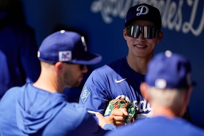 미국 메이저리그 LA 다저스의 김혜성이 6일(한국시간) 오전 7시40분 미국 플로리다주 마이애미의 론디포 파크에서 열린 2025 메이저리그 마이애미 말린스와의 원정 경기에 9번타자 겸 2루수로 선발출전해 빅리그 데뷔 첫 안타에 도전한다. 사진 연합뉴스