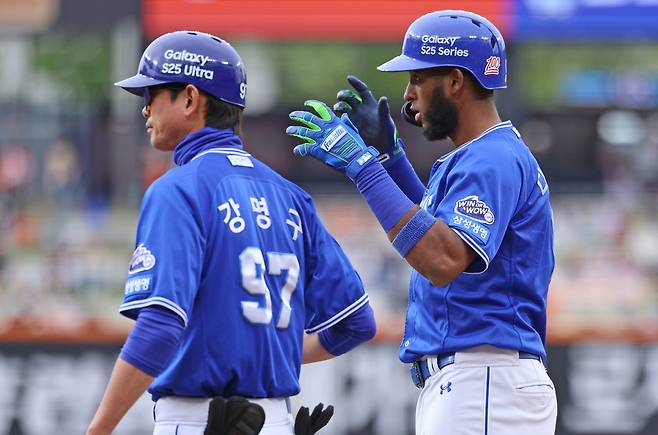 6일 대전 한화생명 볼파크에서 열린 2025 신한 SOL Bank KBO리그 삼성 라이온즈와 한화 이글스의 경기, 삼성은 1-3 패배를 당하며 4연패 수렁에 빠졌다. 삼성 라이온즈