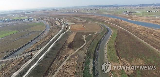 만경강 자전거 도로 [연합뉴스 자료사진]