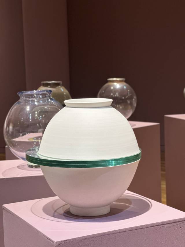 강민성 작가 유리 작품. 김은영 기자