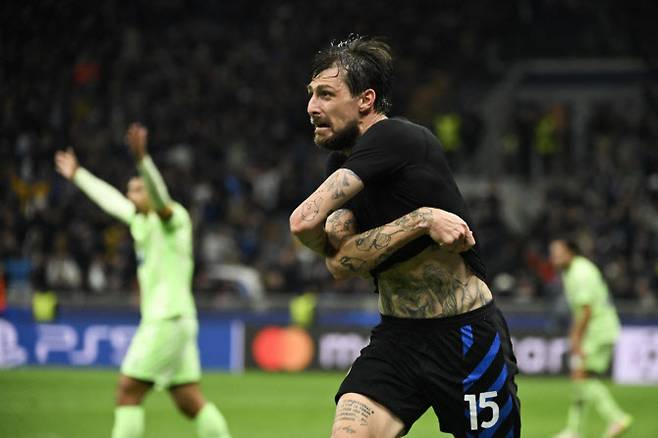 프란체스코 아체르비(인터 밀란). 사진=AFPBB NEWS