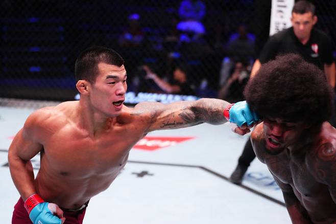 데이나 화이트 컨텐더 시리즈를 거쳐 UFC 데뷔전에 나서는 고석현. 사진=UFC