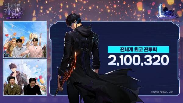 - 세계 최고 성진우의 전투력은 2,100,320