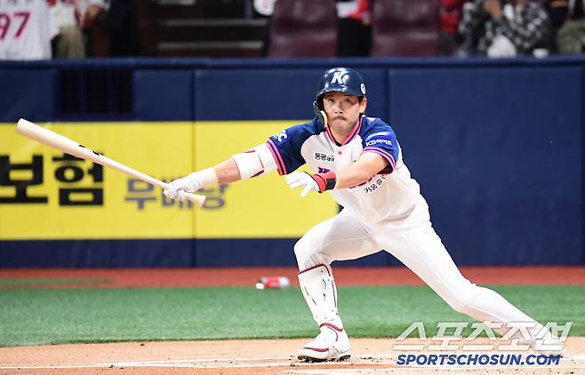 5월 5일 고척돔에서 열린 KBO리그 키움과 KIA의 경기. 타격하는 키움 이용규. 고척=송정헌 기자songs@sportschosun.com/2025.05.05/