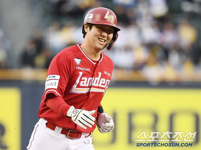 SSG 최정. 잠실=정재근 기자 cjg@sportschosun.com/2025.5.2/