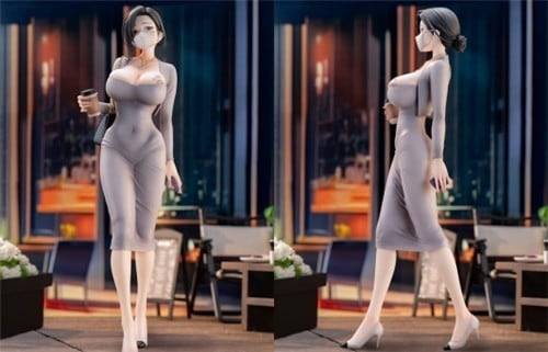 논란의 '동탄 미시룩 피규어'/ 연합뉴스