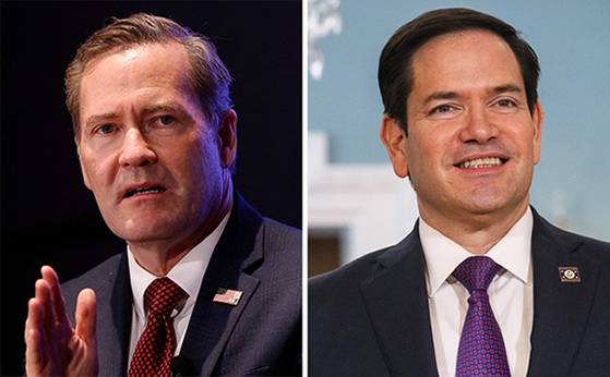 마이크 월츠(左), 마코 루비오(右)