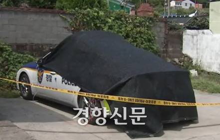 사고 차량. 경향신문 자료사진