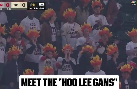 후리건스의 응원 장면 [MLB닷컴 SNS 캡처]