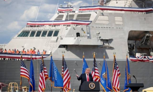 조선업 부활을 초당적으로 선언한 미국. 연합뉴스