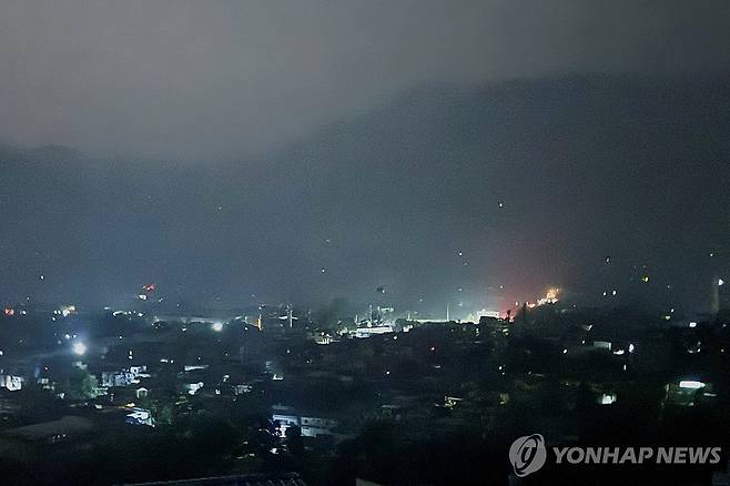 INDIA-PAKISTAN/ A city view of Muzaffarabad in Pakistan-administrated Kashmir, May 7, 2025. REUTERS/Stringer
