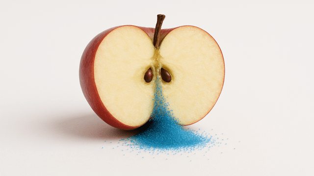 일반적으로 크기가 1 마이크로미터(μm, 100만분의 1미터) 이하인 플라스틱 입자를 초미세플라스틱 또는 나노플라스틱이라고 한다 | 출처: ChatGPT 생성