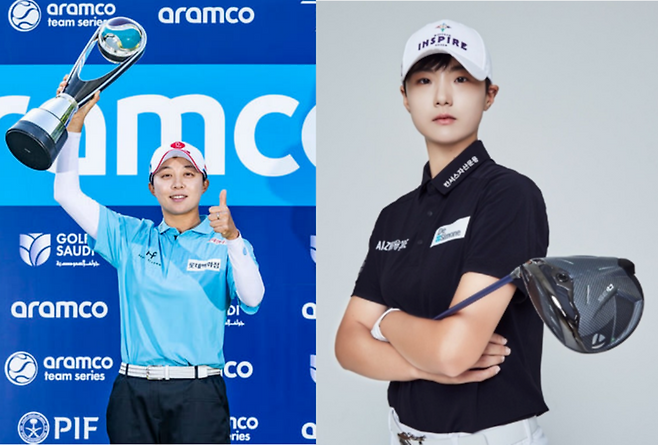 김효주(좌) 박성현 (우)