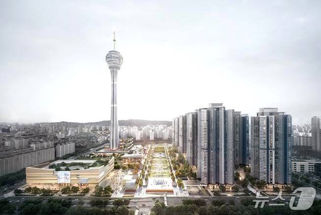 옛 대한방직 개발사업 조감도/뉴스1