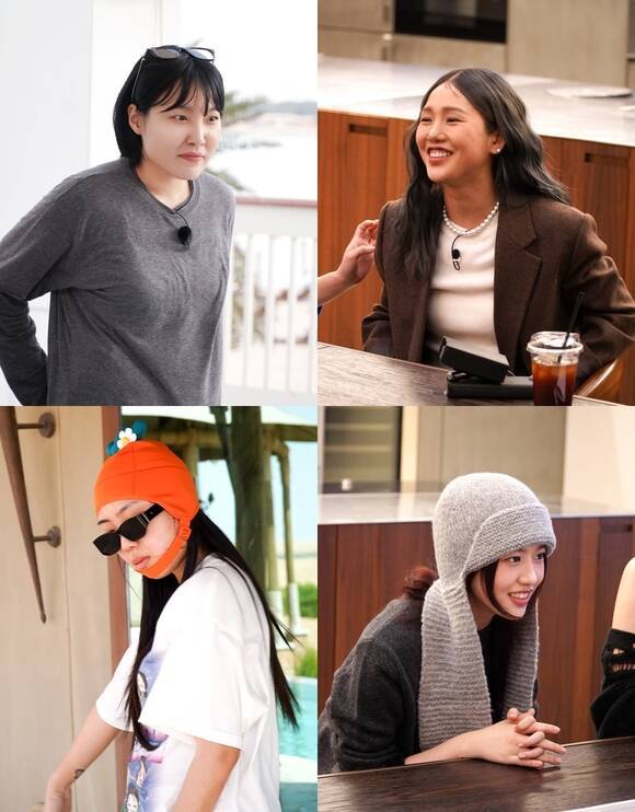'뿅뿅 지구오락실3'에 코미디언 이은지, 그룹 오마이걸 미미, 그룹 아이브 안유진, 가수 이영지(왼쪽 상단부터 시계 방향)이 출연한다. /tvN