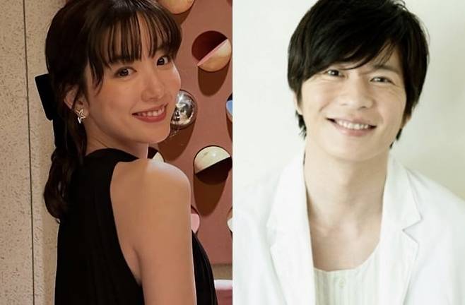 일본 배우 나가노 메이(왼쪽)와 다나카 케이. /소셜미디어(SNS) 캡처