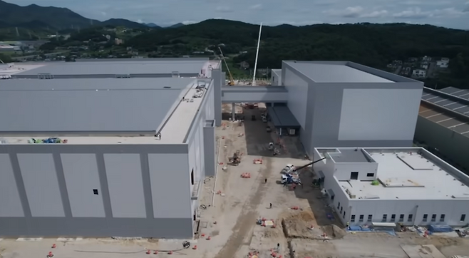 금양이 부산 기장군에 건설하고 있는 배터리 공장 건설 현장. (사진=금양)