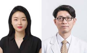 건국대병원 산부인과 장은비 교수와 심승혁 교수 연구팀이 신풍호월 우수학술상을 수상했다./사진=건국대병원 제공