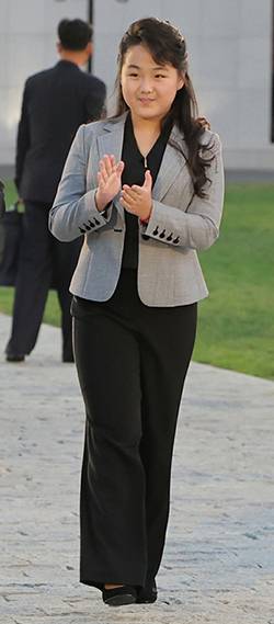 김주애로 알려진 김정은 국무위원장의 딸. [뉴스1]