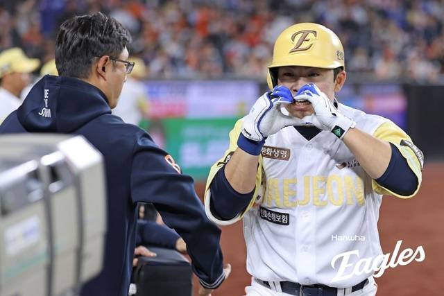 한화 문현빈은 7일 대전 삼성전에서 맹타를 휘둘렀다. 사진=한화 제공